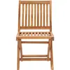 vidaXL Chaises pliables de jardin avec coussins 6 pcs Bois de teck