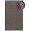 vidaXL Paillasson touffeté 90x150 cm Marron foncé