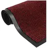 vidaXL Paillasson touffeté 60x180 cm Rouge