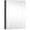 vidaXL Armoire de salle de bain à miroir LED 50x13x70 cm