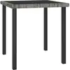vidaXL Ensemble de salle à manger de jardin 5 pcs Résine tressée Gris