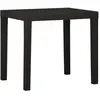 vidaXL Table de jardin Anthracite 79x65x72 cm Plastique