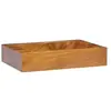 vidaXL Lavabo Bois de teck massif 50x35x10 cm