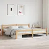vidaXL Cadre de lit Blanc Bois de pin massif 200x200 cm
