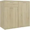 vidaXL Buffet Chêne sonoma 80x36x75 cm Aggloméré
