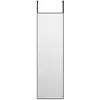 vidaXL Miroir de porte Noir 30x100 cm Verre et aluminium