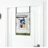 vidaXL Miroir de porte Noir 40x60 cm Verre et aluminium