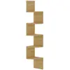 vidaXL Étagère d'angle murale chêne sonoma 19x19x123cm bois ingénierie