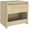 vidaXL Table de chevet Chêne sonoma 40x30x39 cm Aggloméré