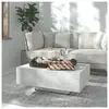 vidaXL Vidaxl Table Basse Gris Béton 85x55x31 Cm Bois D'ingénierie