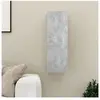 vidaXL Meuble TV Gris béton 30,5x30x90 cm Aggloméré