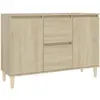 Vidaxl - Buffet chêne sonoma 101x35x70 cm bois d'ingénierie Chêne sonoma