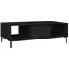 vidaXL Table basse noir 103,5x60x35 cm bois d'ingénierie 806023