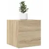 vidaXL Meuble TV mural Chêne sonoma 30,5x30x30 cm