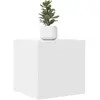 vidaXL Meubles TV muraux 4 pcs Blanc 30,5x30x30 cm
