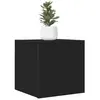 vidaXL Meubles TV muraux 2 pcs Noir 30,5x30x30 cm