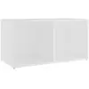 vidaXL Meuble TV Blanc 72x35x36,5 cm Aggloméré