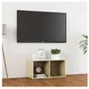 vidaXL Meuble TV chêne sonoma 72x35x36,5 cm bois d’ingénierie 805528