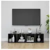 vidaXL Vidaxl Meubles Tv 4 Pcs Gris 37x35x37 Cm Bois D’Ingénierie