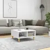 vidaXL Vidaxl Table Basse Blanc 60x60x30 Cm Aggloméré