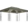 vidaXL Vidaxl Tonnelle Avec Guirlande Lumineuse À Led 3x4 M Taupe