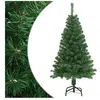 vidaXL Arbre de Noël artificiel avec branches épaisses vert 120 cm PVC
