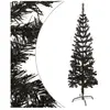 vidaXL Sapin de Noël étroit Noir 150 cm