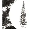 vidaXL Sapin de Noël étroit Noir 240 cm