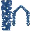 vidaXL Guirlande de Noël avec lumières LED 5 m Bleu