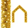 vidaXL Guirlande de Noël avec lumières LED 5 m Doré