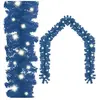 vidaXL Guirlande de Noël avec lumières LED 20 m Bleu