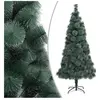 vidaXL Sapin de Noël artificiel avec support Vert 180 cm PET