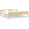 vidaXL Cadre de lit Bois de pin massif 200x200 cm
