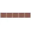 vidaXL Ensemble de panneau de clôture WPC 872x146 cm Marron