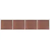 vidaXL Ensemble de panneau de clôture WPC 699x146 cm Marron