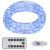 vidaXL Guirlande LED avec 300 LED Bleu 30 m