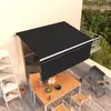 vidaXL Vidaxl Auvent Manuel Rétractable Avec Store 3x2,5 M Anthracite
