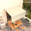 vidaXL Vidaxl Auvent Manuel Rétractable Avec Store 3x2,5 M Crème