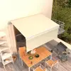 vidaXL Auvent rétractable automatique avec store 3,5x2,5 m Crème