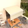 vidaXL Auvent Rétractable Manuel Avec Store 3,5x2,5 M Crème Vidaxl