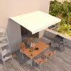 vidaXL Vidaxl Auvent Manuel Rétractable 450x350 Cm Crème
