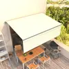 vidaXL Auvent automatique rétractable avec store 4x3 m Crème 3069427
