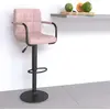 vidaXL Tabouret de bar Rose Velours