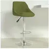 vidaXL Tabouret de bar Vert clair Velours