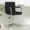 vidaXL Vidaxl Chaise Pivotante De Bureau Noir Tissu