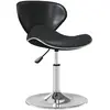vidaXL Tabouret de bar Noir Similicuir