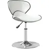 vidaXL Tabouret de bar Blanc Similicuir