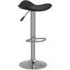 vidaXL Tabouret de bar Noir Acier chromé et cuir artificiel