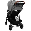 vidaXL - Kinderwagen - 2-in-1 - staal - lichtgrijs