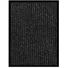 vidaXL Paillasson rayé Anthracite 40x60 cm